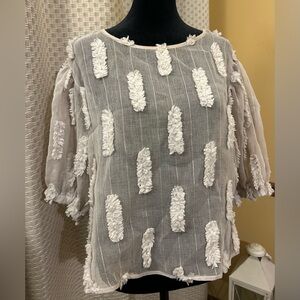 Yuni Los Angeles Elegant Textured Women's Top